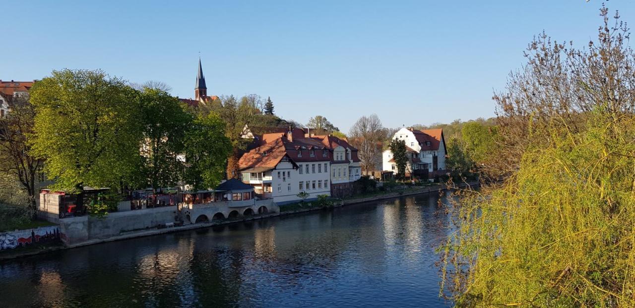 Tipp - Halle Idyllisch Am Fluss Krollwitz Eksteriør billede